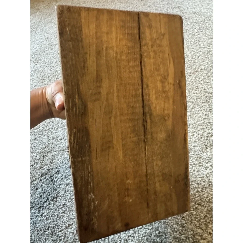 Vtg Wood Recipe Box 7